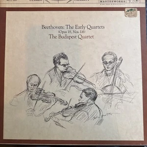 Beethoven The Early Quartets (Opus 18, Nos. 1-6) Budapest Quartet (3 LP Box Set) - Picture 1 of 7