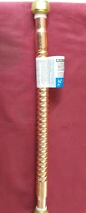 Flexible Water Heater Connector Copper 3/4" x 3/4" x 15" *303651 - Picture 1 of 1