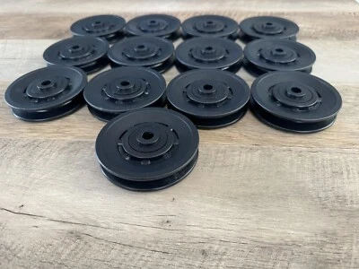 Rueda de polea de nailon (juego de 13) 90 mm/3,5" cable universal máquina equipo de gimnasio Foto 1 de 4