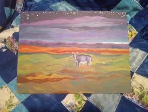acrylic painting on canvas by original artist Lisa Kalka / Bandera Tx., U.S. - Picture 1 of 1