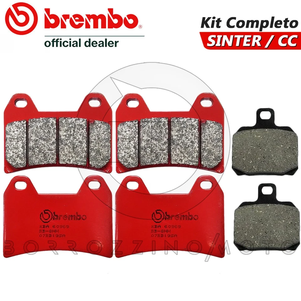 Brembo Pastiglie Freno Anteriore Sinterizzate - Rosse (07BB19SA)