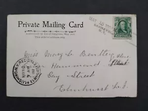 New York: cartolina privata Barneveld 1907 RFD Chiesa di Remsen, Oneida Co - Foto 1 di 2