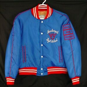 Vintage 1981 New Sarepta High School Alberta Canada Letterman Jacket Men's Large