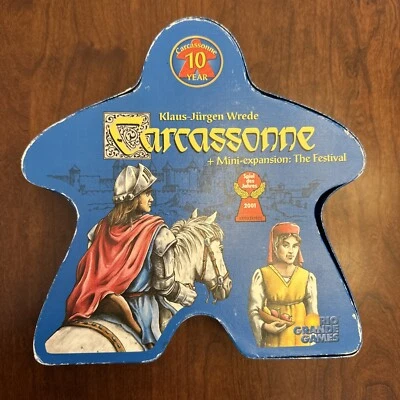 NEW DAMAGED BOX Rio Grande Games CARCASSONNE 10 Year Anniversary Edition 2011 - Image 1 of 4