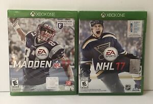 Neues AngebotNeu versiegelt! 2 Xbox One Sport Videospiele NHL 17 & NFL 17 Madden Sportspiele