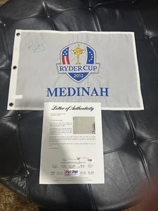 RORY MCILROY 2012 RYDER CUP Medinah Signed flag PSA/DNA LOA COA - Picture 1 of 7