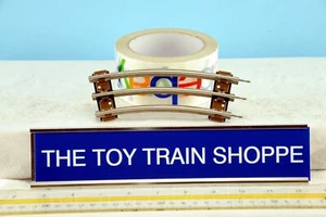 LIONEL 65014 O-27 HALF CURVE TRACK W BROWN TIES. 1 PIECE. NEW. - Picture 1 of 4