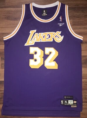 Camiseta Reebok Hardwood Classics Los Angeles Lakers Magic Johnson (Talla XL) Foto 1 de 4