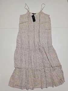 Marks Spencer Dress Women UK 16 Polka Dot Red White M&S - Picture 1 of 10