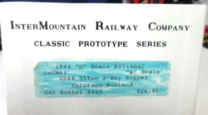 Intermountain Railway 9423  O Scale Kit MIDLAND RAILWAY USRA 55-Ton 2-Bay Hopper - Picture 1 of 8