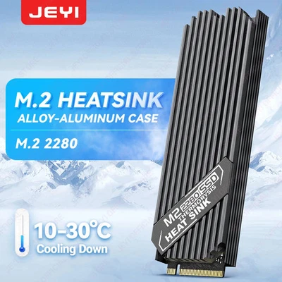 JEYI M.2 2280 SSD Kühlkörper SSD Aluminium Kühler NVMe Radiator für PS5 PC PCIE - Bild 1 von 4