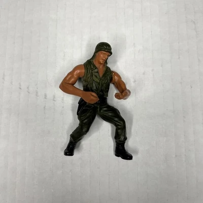 复古 1974 年美泰英雄在行动控股军队男子 USMC 公仔 仅 3 罕见 — 第 1/4 张图片