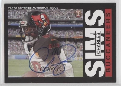 2014 Topps 1985 Design Auto /150 Charles Sims #334 Rookie Auto RC - Image 1 of 2