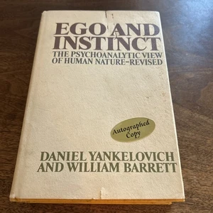 Ego and Instinct by Daniel Yankelovich - Signed/inscribed 1st ed HC - Picture 1 of 5