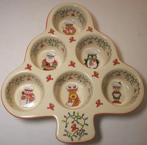Temp-tations de Tara: Árbol de Navidad pintado a mano en forma de 6 panecillos para magdalenas: EXCELENTE: SIN PRECIO BASE - Imagen 1 de 3