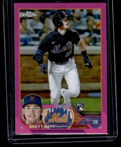 2023 Topps Chrome #204 Brett Baty Pink Refractors RC - Bild 1 von 2