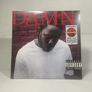 Kendrick Lamar Damn Limited Ed 180G Green Vinyl 2LP, Free Shipping - Bild 1 von 3