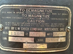 L-W Chuck Co- Magnetize/Demagnetize Tool,115v,Jeweler - Picture 1 of 4
