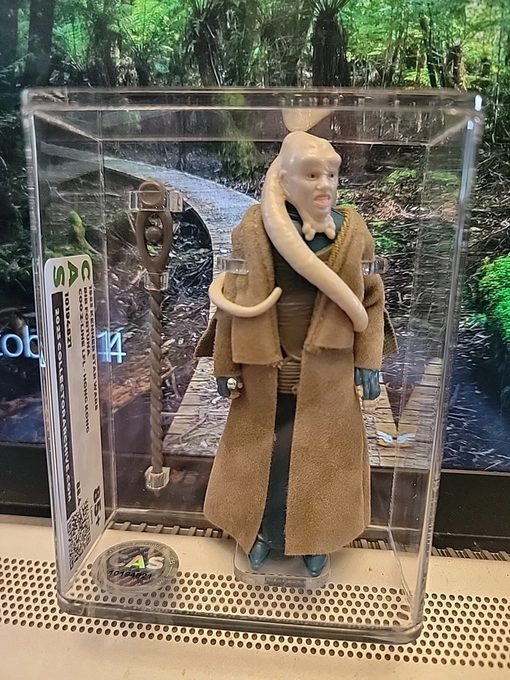 Babero Star Wars ROTJ Fortuna (Kenner, 1983) CAS 85+ AFA COO 2 LÍNEAS LFL Hong Kong  Foto 1 de 3