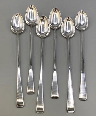 Craftsman by Towle Sterling Silver set of 6 Iced Teaspoons 8" - Image 1 of 4
