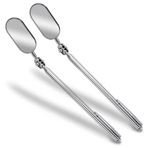 Specchio Ispezione Telescopico, 2 Pezzi Specchio Ispezione Auto, Acciaio Inox Me - Foto 1 di 12