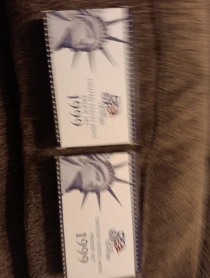 1999 S United States Mint Proof Set Includes 50 State Quarters Proof Set - Image 1 of 4