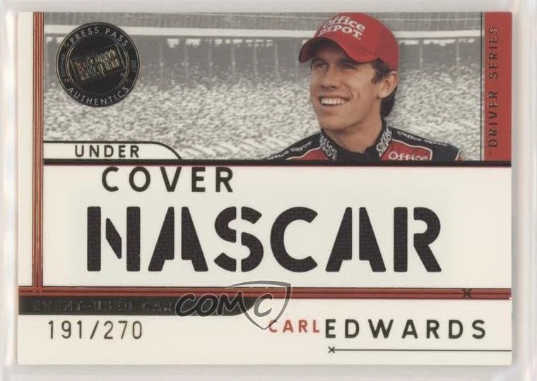 2007 Press Pass Eclipse Under Cover Driver NASCAR /270 Carl Edwards #UCD11 - Image 1 of 2