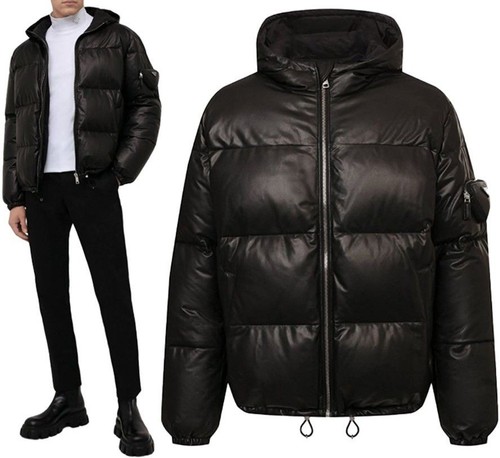 Giacca di pelle Prada UPW400 1ZFE F0002 27977180