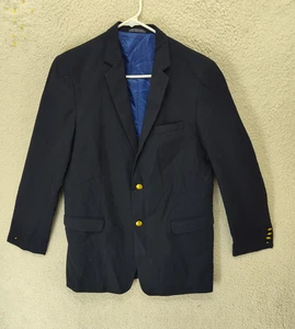 Nautica Boys Jacket 20Regular Navy Rayon Blend Sigle Breasted Classic Fit Blazer - Picture 1 of 19