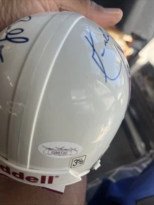 Mini casco firmato Ollie Matson e altri 5 su una Hall of Fame con LOA JSA# Y25348 - Foto 1 di 10