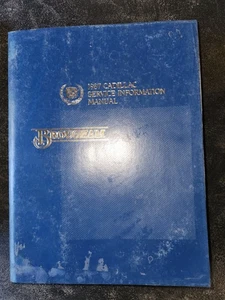 1987 Cadillac Brougham Service Shop Manual Original - Picture 1 of 1