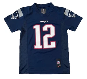 Tom Brady New England Patriots NFL Equipo Ropa Azul Marino Camiseta Juvenil Mediana (10-12) - Imagen 1 de 8