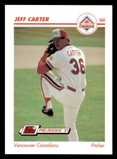 1991 Line Drive AAA Jeff Carter #630 Vancouver Canadians