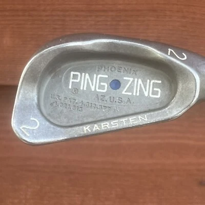 Ping Zing Blue Dot 2 Iron Karsten 301 Aldila Graphite Shaft RH Dylagrip 39.5 USA - Image 1 of 4