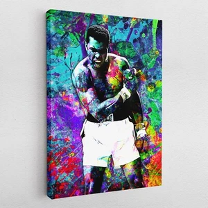 Leinwandbild Acryl Poster Pop Art Muhammad Ali Boxer Sports Boxen - Bild 1 von 11