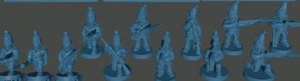 96x 6mm/1:300th SYW Prussian Skirmishers (Turner Miniatures) - Picture 1 of 1