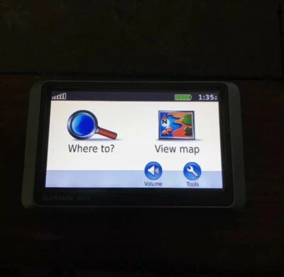 Garmin NUVI 200W GPS Navigation w/ Cord and Holder clamp Used Nice Tested Bundle - Image 1 of 4