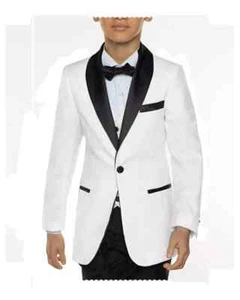 Boys' Formal Party Suits Blazer Jacket Wedding Classic One Button Dress Suit - Picture 1 of 36