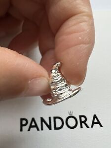 Authentic Pandora Silver Harry Potter Sorting Hat Charm 799124C00 with receipt