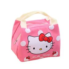 Hello Kitty Lunch Bag Student Office Work Bento Bag Insulation Lunch Bags
