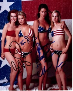 ALYSON HANNIGAN TARA REID SHANNON ELIZABETH MENA SUVARI Signed 8x10 CAST Photo - Picture 1 of 1