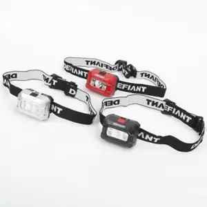 New Defiant 80 Lumen LED Headlight (3-Pack) Headlamp - Picture 1 of 6