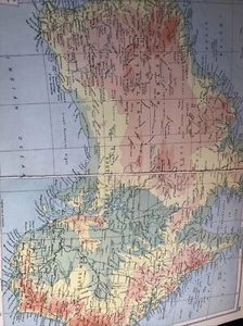 1943: Map Australia Original Vintage Physical Print Size 23cm x 36cm Xmas Deal - Picture 1 of 12