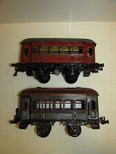 Convolute 2 Great Old Bing Scale 1 Railway Passenger Cars 23.5cm
