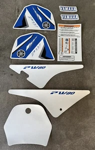 yamaha 2008 PW80 Full Decal Set / Sticker Kit / Graphics Kit / Reproduction - Picture 1 of 10