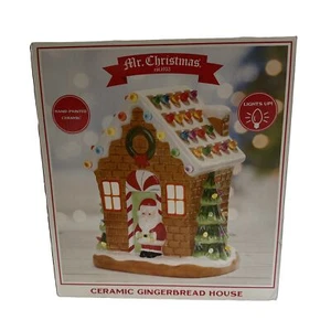 Mr. Christmas Nostalgic Gingerbread House Christmas Décor, 12-inch, LED - Picture 1 of 9