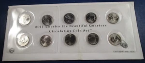 2011 America The Beautiful Quarters Circulating Coin Set P & D Mints (01) - Picture 1 of 10