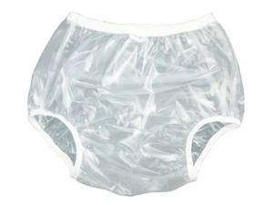 3 pairs * New ADULT PLASTIC PANTS PVC incontinence # P005-7 - Picture 1 of 24