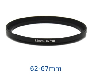 Lens filter adapter ring 62-67mm step-up DSLR Nikon Canon universal professional - Picture 1 of 3