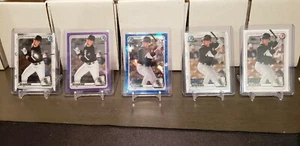 2020 Bowman Lot Blake Rutherford Sapphire Purple Chrome Base White Sox - Picture 1 of 4
